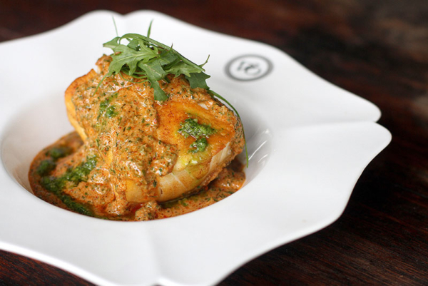 Violet Oon Singapore - Cod with Creamy Lasak Sauce